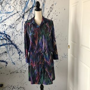 Suzi Chin for Maggie Boutique shirt dress, 10